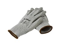 CUT LEVEL 2 GRAY PU / GRAY GPPE LINER, CUT RESISTANT GLOVES - MED
